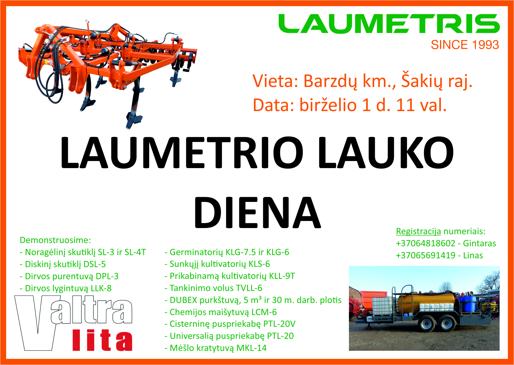 Laumetrio lauko diena. Plačiau: